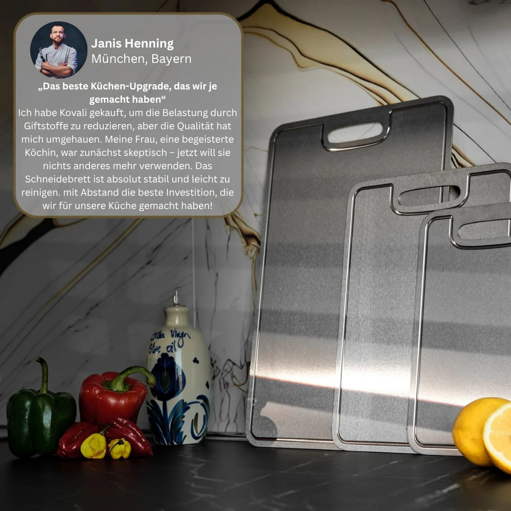 100% TITANIUM CUTTING BOARD™