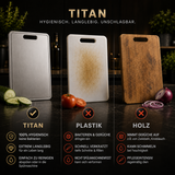 100%-TITAN-SCHNEIDEBRETT™ 2.0 mit Ablaufrinne
